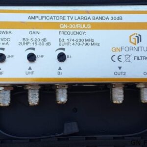 Amplificatore Antenna 40 dB 2 UHF 2 Uscite 5G